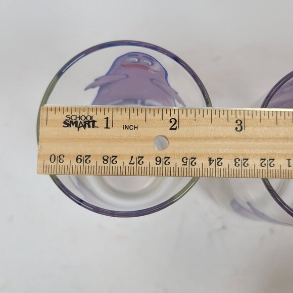 VTG McDonalds Grimace Collector Series 1977 Glass Tumbler Set Of 2 - Picture 5 of 6